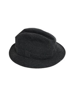 G.S. Bailey Black Cashmere Wool Hat Size Large - Made in Italy